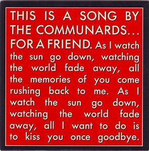 The Communards - For A Friend