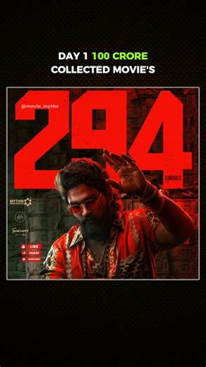 Day 1 ₹100 CRORE+ Collections Telugu Movies Report 🔥 | Biggest Opening Day Records