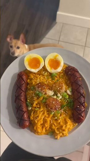 Day 11 cooking for my wife | Creamy buldak ramen with scallops
