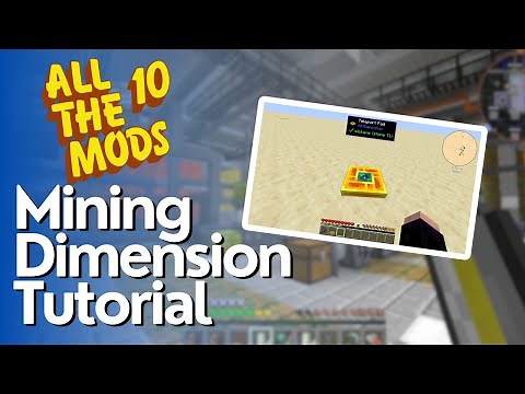 How to Get to & Use the ATM10 Mining Dimension