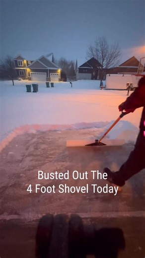Brad Royce | 4 Foot Wide Shovel - Yes, Please - Comment “Plow” for the link #tips #tutorial #diy | Instagram