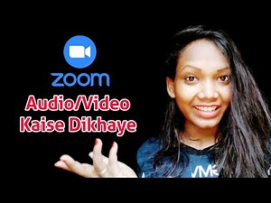 Zoom Audio/Video Kaise Share Kare? ।। Zoom Video Me Audio Kaise Connect Karte Hai?,By Ani-Creations