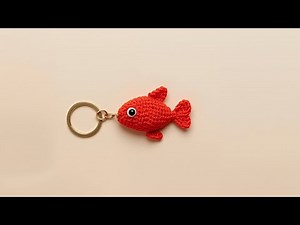 🐠Cute Crochet Fish Keychain | Easy & Quick Crochet Keychain Tutorial for Beginners