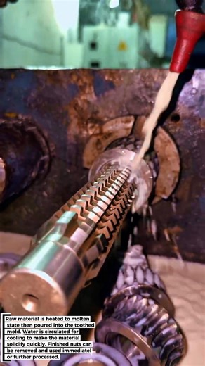 Nut Making Machine + Water Cooling Process – Fast and Neat!