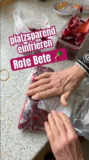 Preserving your harvest: Freezing beetroot #gardeningtips #foodpreservation