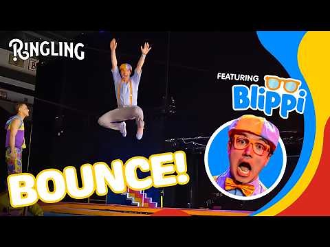 Ringling & Friends Big Circus Show featuring Blippi🤸️ SUPER HIGH Jumps!