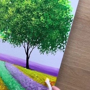 38K views · 1.1K reactions | Relaxing Acrylic Painting | Art Video | Facebook