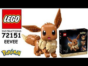 How to build LEGO Pokemon 72151 - Eevee (Step-by-Step Tutorial)