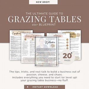 Grazing Tables 101  Blueprint - Etsy Canada