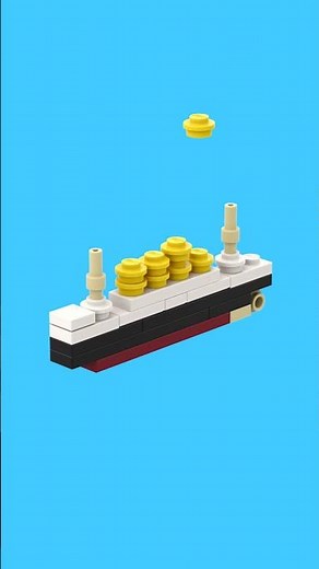 LEGO Micro RMS Titanic MOC - Speed Build Animation