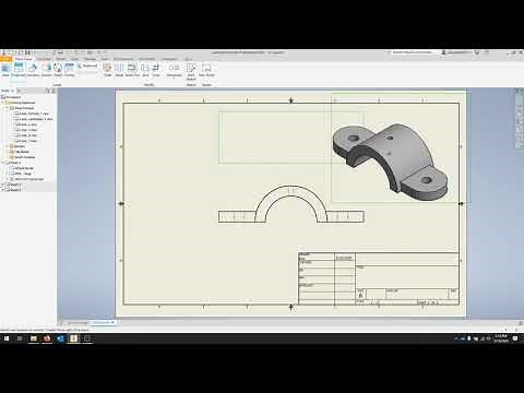 Inventor 2020 Part Drawings