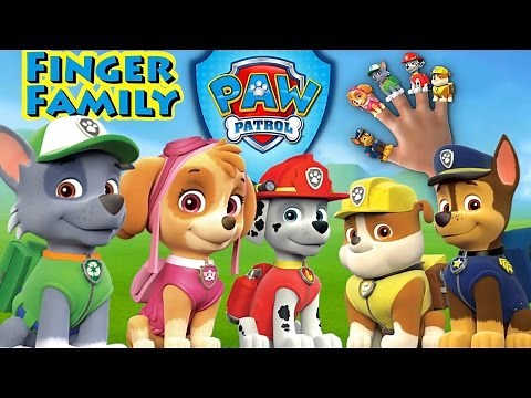 Paw Patrol Nursery Rhymes Finger Family Song For Children