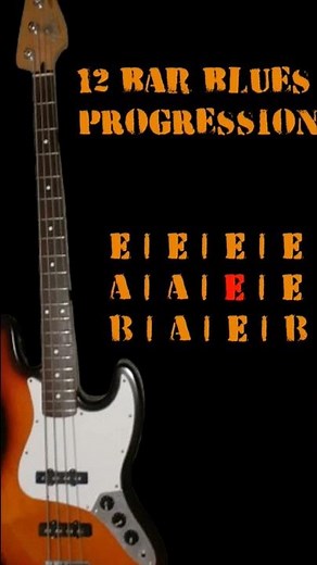 12 Bar Blues Progression Bass #bass #guitarbass #blues #guitar