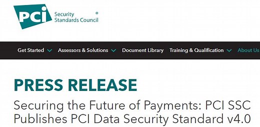PCI DSS v4がリリースされました。
