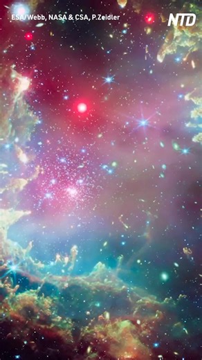 2.8K views · 18 reactions | NASA releases new images of 'wreath' and 'Christmas tree' star clusters. | NTD News | Facebook