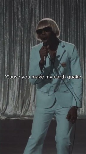 EARFQUAKE - Tyler, The Creator 🖤 #lyrics #tylerthecreator #shorts