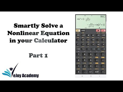 How to Smartly Solve a Nonlinear Equation in your Calculator - Part 1