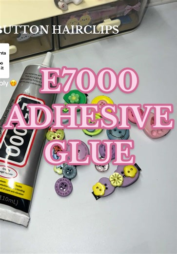 Button Hair Clips Tutorial: Adhesive Techniques