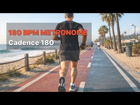 Cadence 180 BPM ⏱ Metronome Run | 3H Non-Stop Running Music