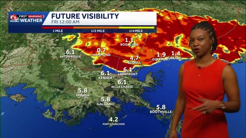 Above average temperatures continue before another day of fog in your New Orleans forecast