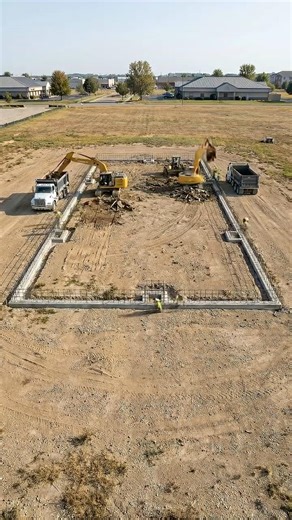 Modern Glass Office Building Construction Timelapse | From Empty Lot to Finished Office