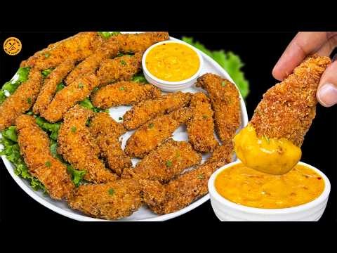 Crispy Chicken Strips Recipe | How To Make Chicken Tenders | Fried Chicken Recipe