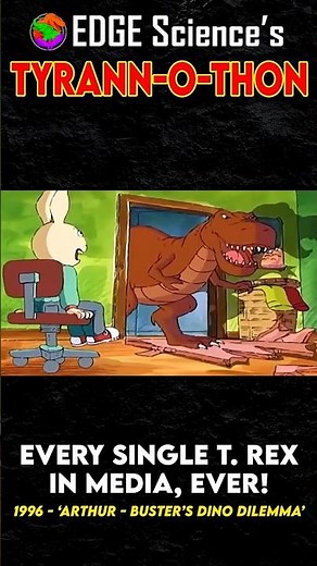 Every T. rex In Media, Ever! - 1996 - 'Arthur - Buster's Dino Dilemma' | Tyrann-O-Thon #shorts