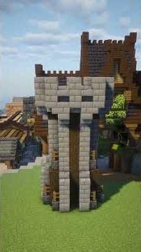 Medieval Gatehouse - Minecraft Timelapse