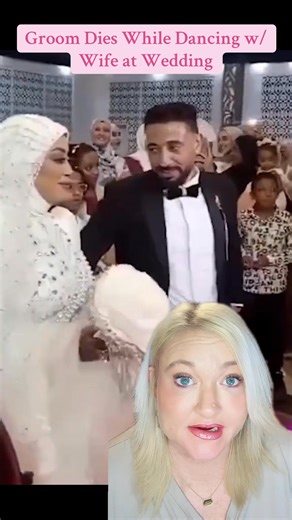 A groom tragically died at his own wedding while he was dancing with his new bride. #fyp #wedding #death #rip #groom #ashrafabuhakam | True Crime with Megan