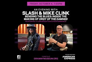 SLASH And Producer MIKE CLINK To Discuss Making Of 'Orgy Of The Damned' Album At Grammy Museum