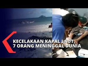 Kapal yang Membawa 41 Penumpang Dihantam Gelombang di Pantai Loedik, 7 Orang Meninggal Dunia!