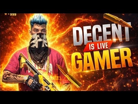 🔴FREE FIRE GAME PLAY 🎯Decent Gamerz is live