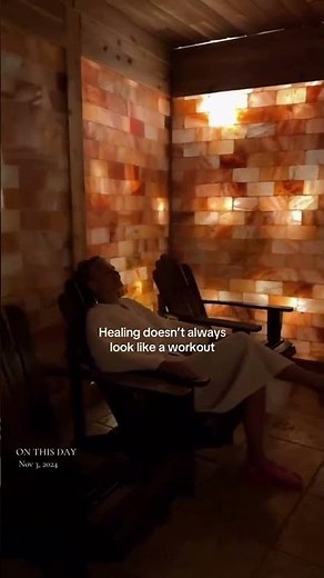 Ever heard of halotherapy? 🧂 It’s what happens inside a Himalayan salt cave … The air in these