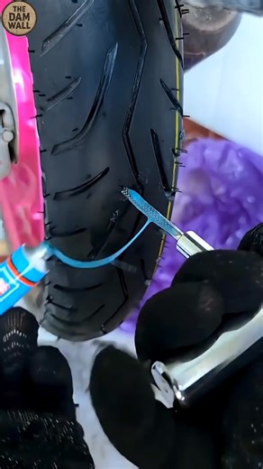 349K views · 555 reactions | The Best Way to Fix a Flat Tire Quickly and Permanently  #fblifestyle #bike #usa #flat #tire #kit | The Dam Wall | Facebook