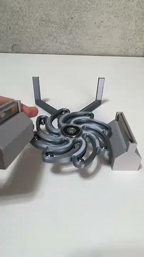 Perpetual motion was completed by using a magnet