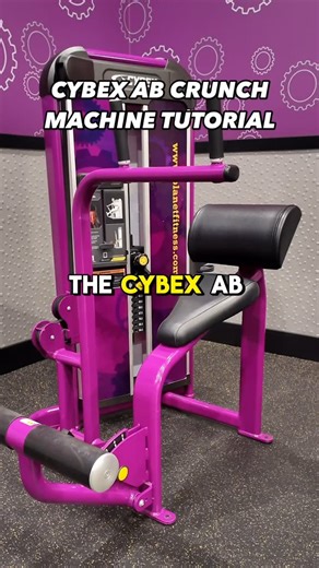 KevTheTrainer on Instagram: "CYBEX AB CRUNCH MACHINE 💪🏼 // Extend your arms, lean back and work the abs. #planetfitness #abs"