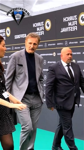 Liam Neeson Action Legend Walking With Bodyguards #liamneeson