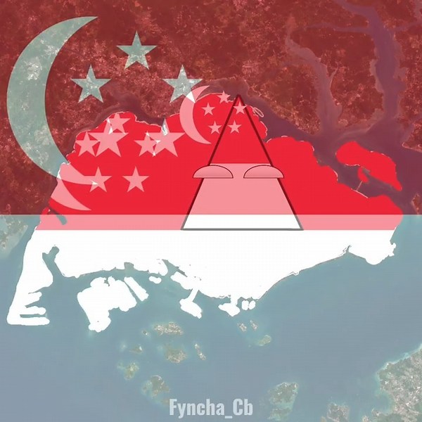 Names region in Singapore 🇸🇬 #countryballs #animation #viral #edit #geography