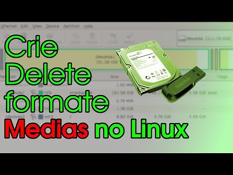 Formatando pendrive e hd no Linux com GPARTED