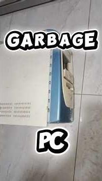 Can We Save This DESTROYED Trash PC? (Part 1) 🗑️🛠️#shorts