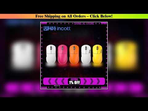 Incott G23 V2 Se/Pro Mouse Three Mode 8K Hot Swap Wireless Gaming Mouse Customized Ergonomics PC