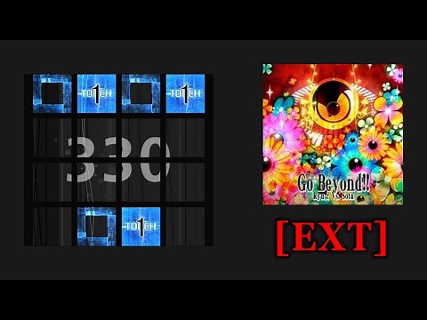 【jubeat Ave.】Go Beyond!!(EXT) 譜面確認(シャッター+ハンドクラップ+同時色分け)