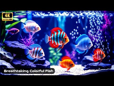 Breathtaking Colorful Fish | Relaxing Underwater Scenes for Sleep & Stress Relief