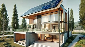 A Contemporary, EcoFriendly House Featuring Solar Panels, Spacious Open Design and More