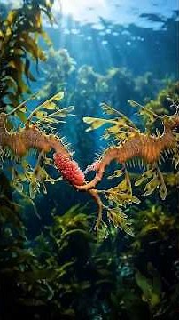 Nature’s Most Incredible Dad? The Leafy Sea Dragon Carries the Babies! #facts #animals #ocean