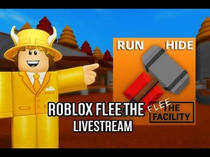 roblox Flee the facility live stream with you!!!
