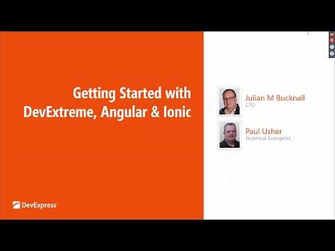 Getting Started with DevExtreme, Angular and Ionic