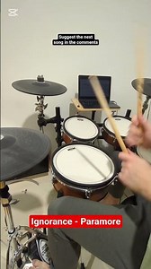 Ignorance by Paramore - such a fun band to play #drums to