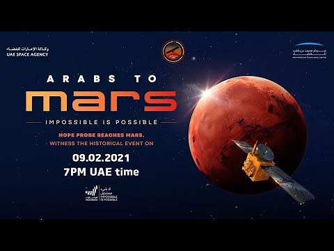 Hope Probe - Mars Orbit Insertion (Without Commentary)