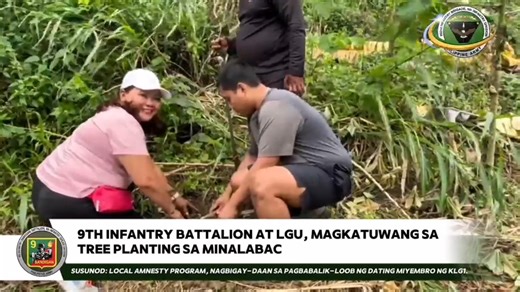 𝐏𝐀𝐍𝐎𝐎𝐑𝐈𝐍 | Tree Planting activity bilang bahagi ng programa ng pagkakaisa at pagsusulong ng National Greening Program #KapayapaanAtKaayusan #TeamArmy #ParaSaBayan #StrongerArmyStrongerCountry #OneAFPOnePhilippines | 902nd Infantry Fight & Serve Brigade